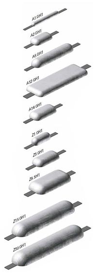 Welded hull anodes
